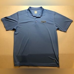 Callaway Opti-Dri Men’s Polo Golf Shirt Blue Cazar Tampa Short Sleeve Size Large